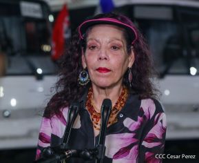 Gobierno de Nicaragua celebra entrega del primer lote de autobuses rusos