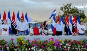 Gobierno de Nicaragua celebra entrega del primer lote de autobuses rusos