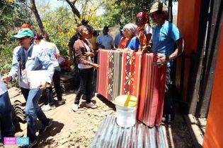Acompañamiento solidario está llegando a familias afectadas por terremoto en Nagarote