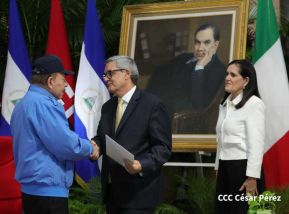 Presidente Daniel Ortega recibe Cartas Credenciales de nuevos embajadores