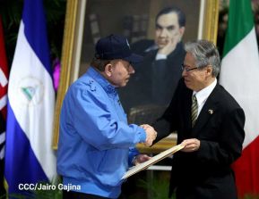 Presidente Daniel Ortega recibe Cartas Credenciales de nuevos embajadores