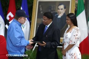 Presidente Daniel Ortega recibe Cartas Credenciales de nuevos embajadores