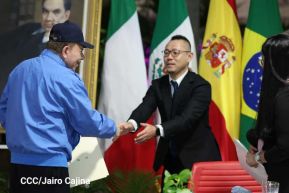 Presidente Daniel Ortega recibe Cartas Credenciales de nuevos embajadores