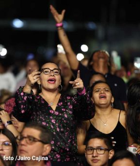 Así se vivió el concierto de Myriam Hernández en Nicaragua