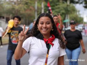  Caminatas en toda Nicaragua honrando al General Sandino