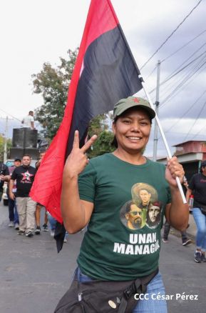  Caminatas en toda Nicaragua honrando al General Sandino