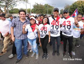 Caminatas en toda Nicaragua honrando al General Sandino
