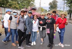  Caminatas en toda Nicaragua honrando al General Sandino