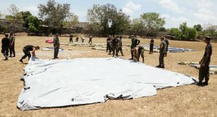 Instalan Hospitales de Campaña para atender Alerta Roja