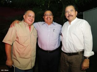 Daniel y Rosario se reúnen con delegación venezolana de alto nivel encabezada por Diosdado Cabello