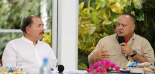 Daniel y Rosario se reúnen con delegación venezolana de alto nivel encabezada por Diosdado Cabello