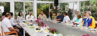 Daniel y Rosario se reúnen con delegación venezolana de alto nivel encabezada por Diosdado Cabello