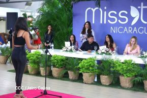 Jovencitas de Nicaragua participan del casting oficial de Miss Teen 2023