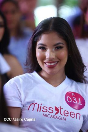 Jovencitas de Nicaragua participan del casting oficial de Miss Teen 2023