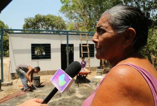 Afectados por sismos en Mateare reciben materiales para la construcción de viviendas