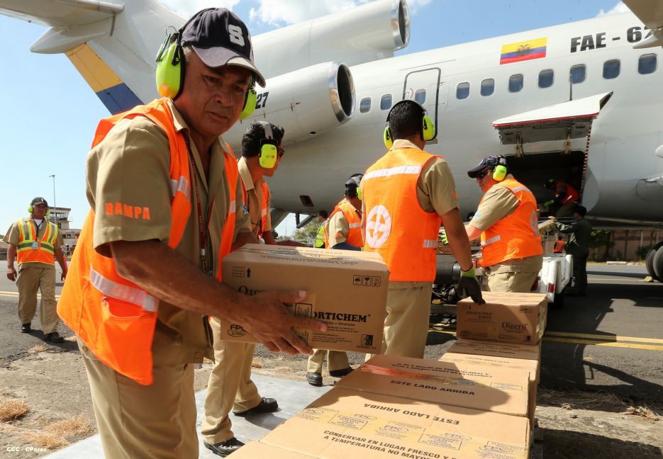 Llega ayuda ecuatoriana para afectados por terremoto