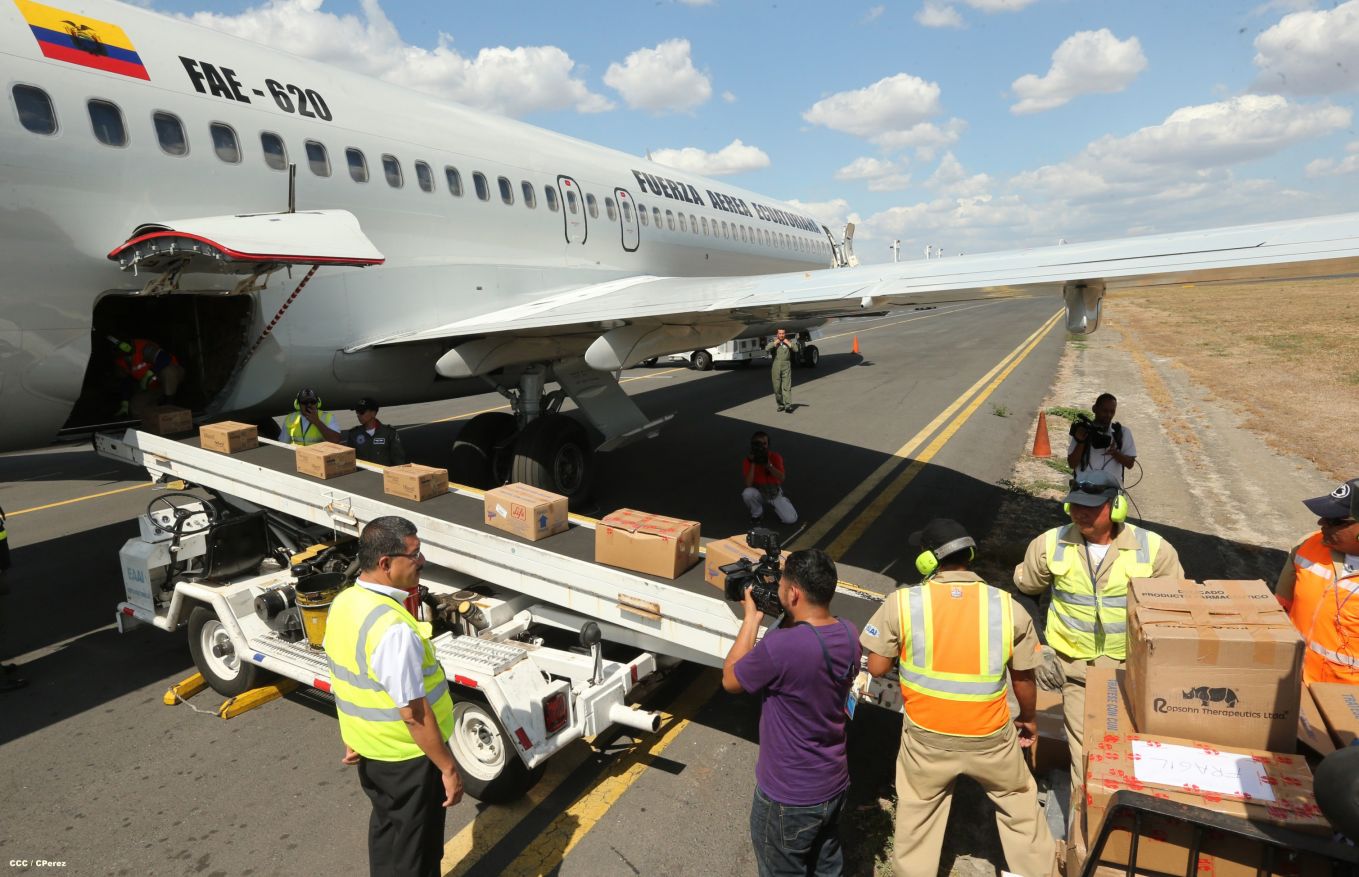 Llega ayuda ecuatoriana para afectados por terremoto