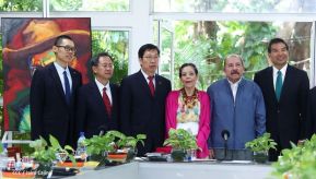 Encuentro del Presidente Comandante Daniel Ortega Saavedra y el Presidente del CIDCA