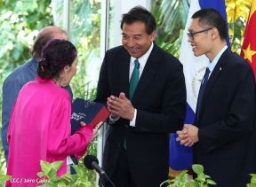 Encuentro del Presidente Comandante Daniel Ortega Saavedra y el Presidente del CIDCA