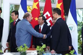 Encuentro del Presidente Comandante Daniel Ortega Saavedra y el Presidente del CIDCA