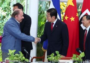 Encuentro del Presidente Comandante Daniel Ortega Saavedra y el Presidente del CIDCA