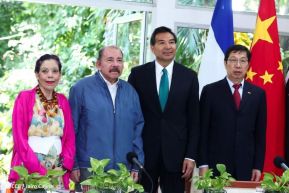 Encuentro del Presidente Comandante Daniel Ortega Saavedra y el Presidente del CIDCA
