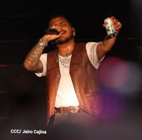 Así se vivió el concierto de Christian Nodal en Nicaragua