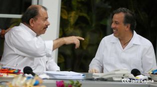 Presidente Daniel y Compañera Rosario sostienen encuentro con Canciller de México