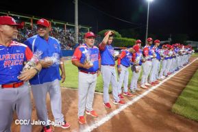 Inicia la Serie internacional de Béisbol Nicaragua versus Puerto Rico