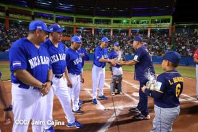Inicia la Serie internacional de Béisbol Nicaragua versus Puerto Rico