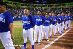 Inicia la Serie internacional de Béisbol Nicaragua versus Puerto Rico