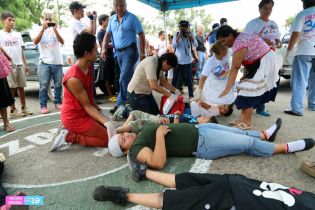 Exitosa jornada de simulacros en mercados de Managua