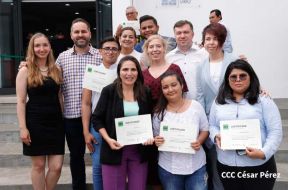  Comunicadores de Nicaragua y de RT en Español aprendiendo juntos