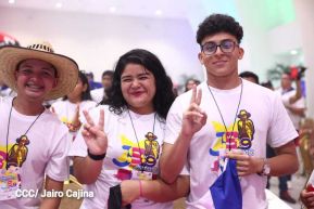 Congreso de la Juventud Sandinista ratifica apoyo al Comandante Daniel y la Compañera Rosario