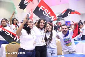 Congreso de la Juventud Sandinista ratifica apoyo al Comandante Daniel y la Compañera Rosario