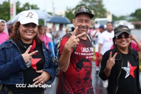 Multitudinaria caminata en saludo al 44/19 y homenaje a la gesta heroica de Julio Buitrago