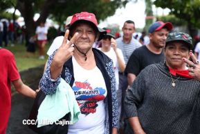 Multitudinaria caminata en saludo al 44/19 y homenaje a la gesta heroica de Julio Buitrago