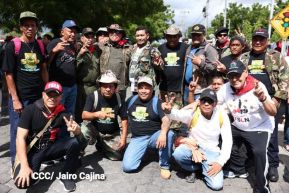 Multitudinaria caminata en saludo al 44/19 y homenaje a la gesta heroica de Julio Buitrago