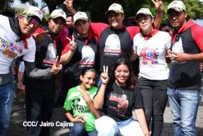 Multitudinaria caminata en saludo al 44/19 y homenaje a la gesta heroica de Julio Buitrago