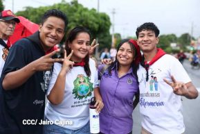 Multitudinaria caminata en saludo al 44/19 y homenaje a la gesta heroica de Julio Buitrago