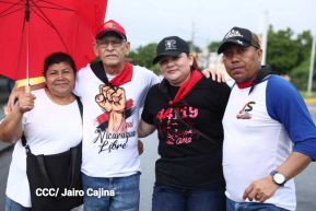 Multitudinaria caminata en saludo al 44/19 y homenaje a la gesta heroica de Julio Buitrago