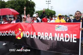 Multitudinaria caminata en saludo al 44/19 y homenaje a la gesta heroica de Julio Buitrago