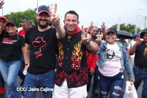 Multitudinaria caminata en saludo al 44/19 y homenaje a la gesta heroica de Julio Buitrago