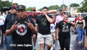 Multitudinaria caminata en saludo al 44/19 y homenaje a la gesta heroica de Julio Buitrago