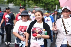 Multitudinaria caminata en saludo al 44/19 y homenaje a la gesta heroica de Julio Buitrago