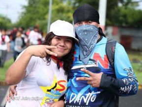 Multitudinaria caminata en saludo al 44/19 y homenaje a la gesta heroica de Julio Buitrago