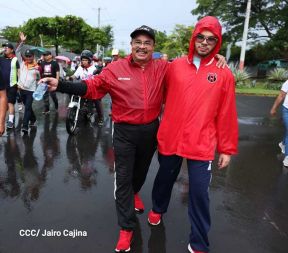 Multitudinaria caminata en saludo al 44/19 y homenaje a la gesta heroica de Julio Buitrago