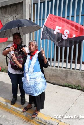 Familias sandinistas celebran con caminata el Día de la Alegría en Nicaragua