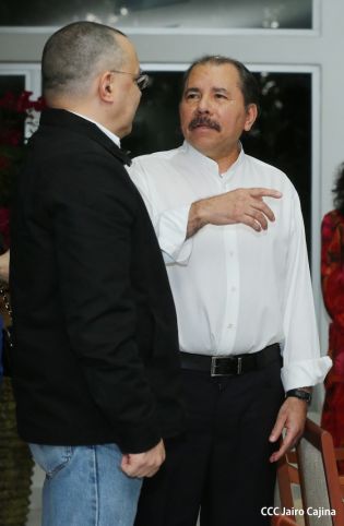 Presidente Daniel y Compañera Rosario se reúnen con Canciller Sergei Lavrov de la Federación Rusa 