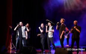Presentación del Coro Turetsky en el Teatro Nacional Rubén Darío, Nicaragua
